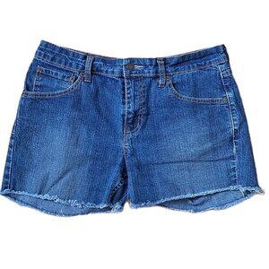 LEVI STRAUSS SIGNATURE CUTOFF JEAN SHORTS SIZE 8